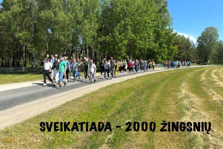 „SVEIKATIADA - 2000 ŽINGSNIŲ“