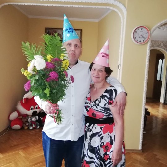 GRUPINIO GYVENIMO NAMŲ GYVENTOJAS REMIGIJUS ATŠVENTĖ 55 METŲ JUBILIEJŲ