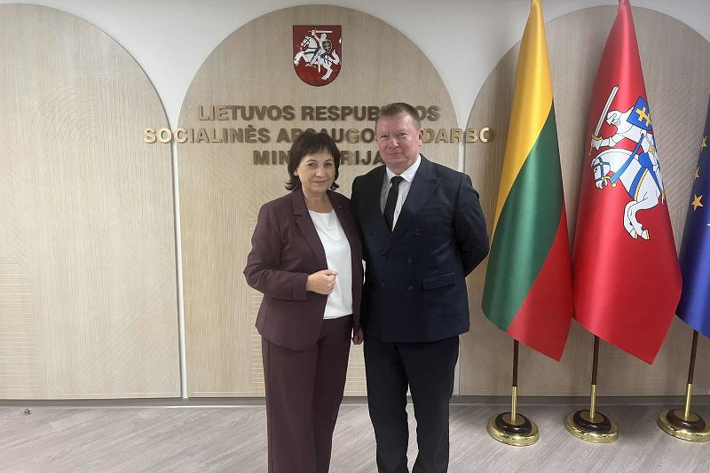 SUSITIKIMAS SOCIALINĖS APSAUGOS IR DARBO MINISTERIJOJE