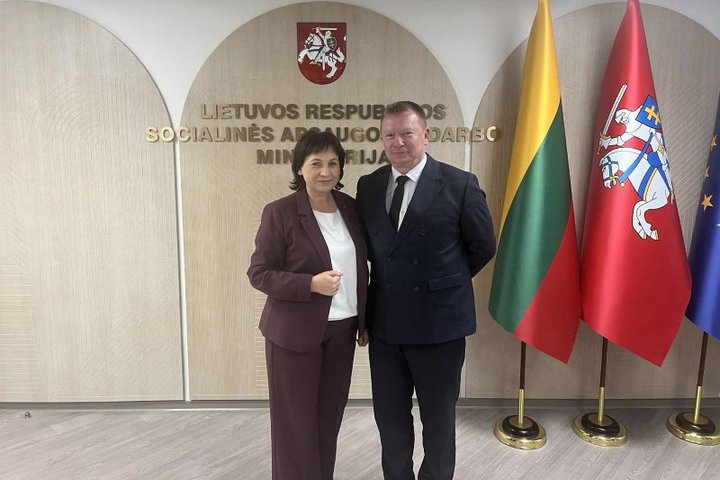 SUSITIKIMAS SOCIALINĖS APSAUGOS IR DARBO MINISTERIJOJE