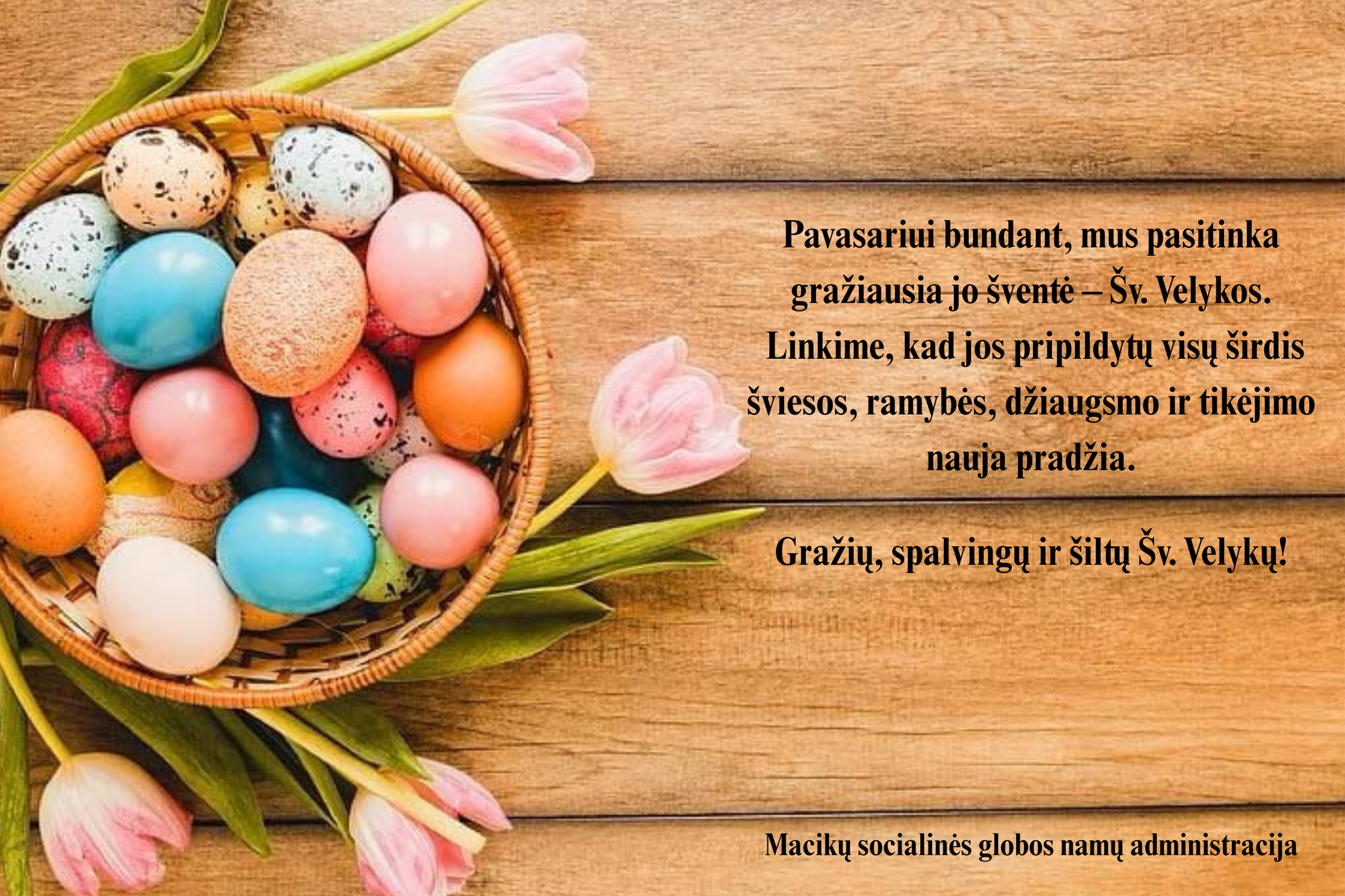 SU ŠV. VELYKOM!